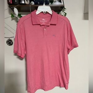 Tommy Bahama Men's Polo in Vibrant Pink